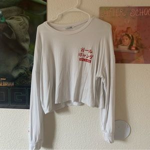 semi crop top Japanese